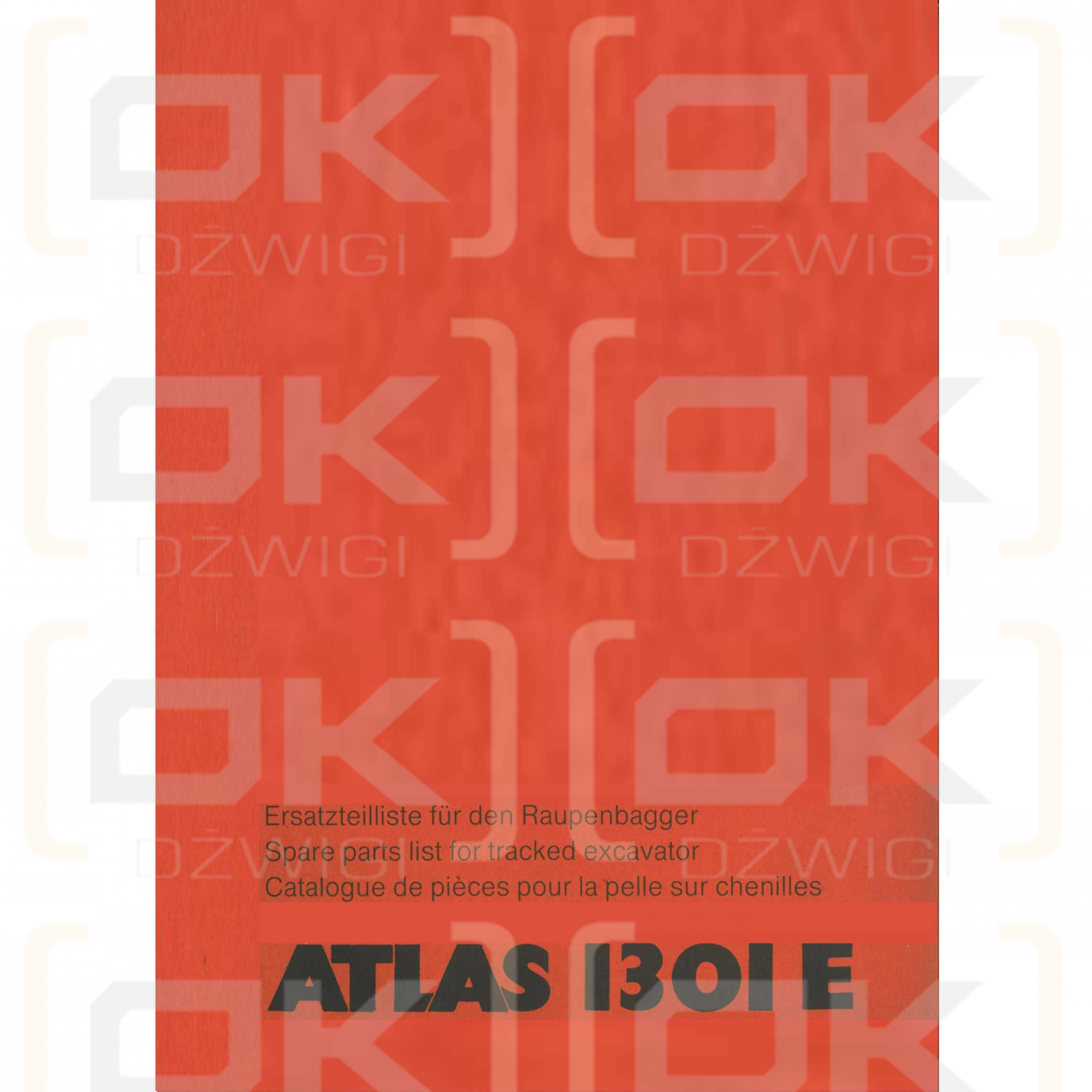 Atlas 1301E Parts Catalog